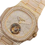 Patek Philippe Nautilus 5711 40mm Yellow Gold Super Clone Watch - Image 3
