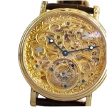 Patek Philippe P83000 40mm Yellow Gold Tourbillon Super Clone Watch - Image 5