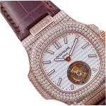 Patek Philippe Nautilus 5711 Rose Gold 40mm Super Clone Watch - Image 4