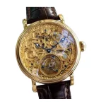 Patek Philippe P83000 40mm Yellow Gold Tourbillon Super Clone Watch - Image 3