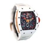 Richard Mille RM 011-FM 50mm White Skeleton Super Clone Watch - Image 4