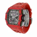 Richard Mille RM11-03 Red Carbon Rubber 44mm Super Clone Watch - Image 3