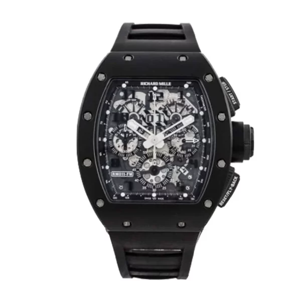 Richard Mille RM-011 Super Clone Watch, 44.5mm Skeleton, Swiss Movement