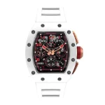 Richard Mille RM 011-FM 50mm White Skeleton Super Clone Watch