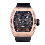 Richard Mille RM52-01 Rose Gold 40mm 1:1 Super Clone Watch