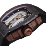Richard Mille RM52-02 Horse 40mm Black Skeleton Super Clone Watch - Image 4