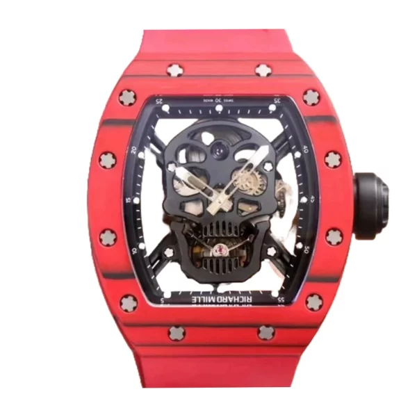 Richard Mille RM52-01 Red 40mm Super Clone Watch with Tourbillon