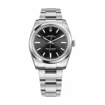 Rolex Oyster Perpetual 34mm 114200 Black Dial Super Clone Watch