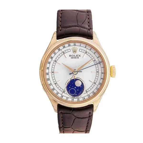 Rolex Cellini Moonphase 50535 39mm White Dial Super Clone