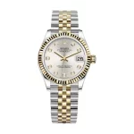 Rolex Datejust 28mm 279173 Steel Yellow Gold Silver Diamond Dial Replica