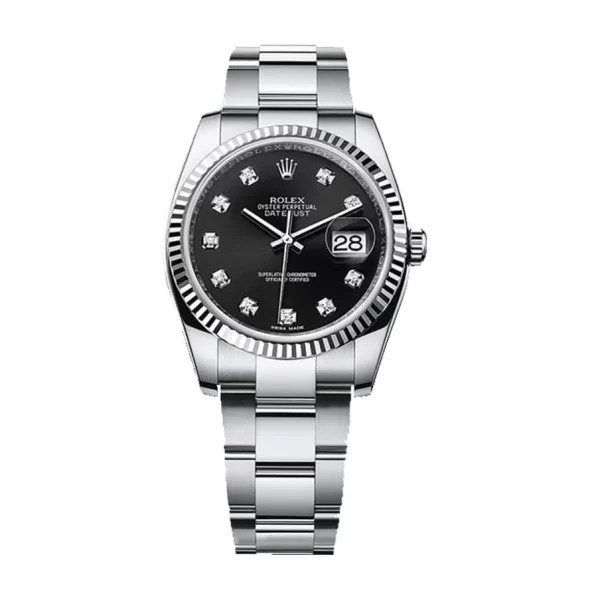 Rolex Datejust 41mm 126334 Super Clone 904L Steel Black Dial