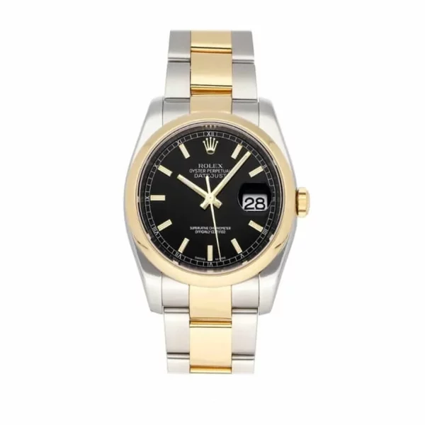 Rolex Datejust 116203 36mm Black Dial Super Clone Watch