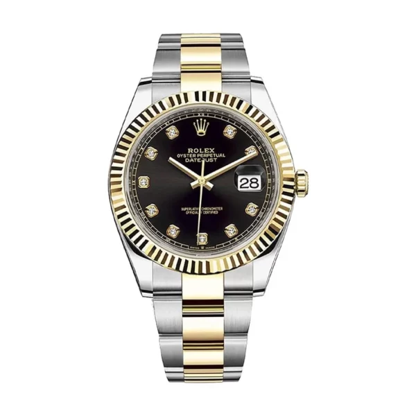 Rolex Datejust 126333-0005 41mm Super Clone Black Dial Watch