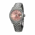 Rolex Datejust 126234 31mm Pink Diamond Dial Super Clone Watch - Image 3
