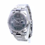 Rolex Datejust 41 126334 Wimbledon Grey Dial Super Clone Watch - Image 3