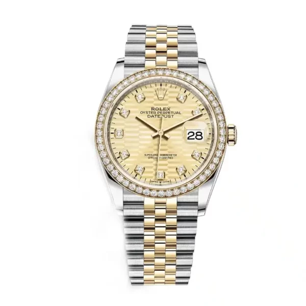Rolex Lady-Datejust 126283 28mm Steel Gold Super Clone Watch