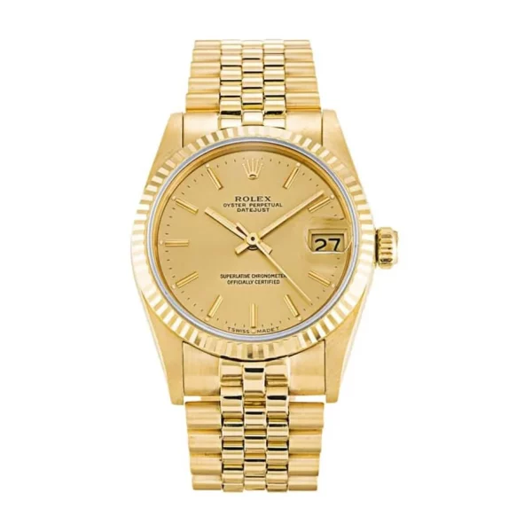 Rolex Datejust 6824 25mm Yellow Gold Jubilee Super Clone Watch