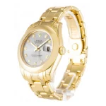Rolex Pearl Master 81208 40mm Super Clone Gold Diamond Replica - Image 3