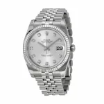 Rolex Datejust 126234 36mm Steel Silver Dial Super Clone Watch - Image 3