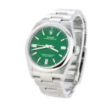 Rolex Oyster Perpetual 126000 41mm Green Dial Super Clone Watch - Image 3