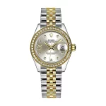 Rolex Datejust 28mm 279383RBR Yellow Gold Champagne Diamond Dial Super Clone