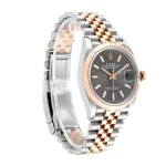 Rolex Datejust 126231 36mm Steel Rose Gold Grey Dial Super Clone - Image 3