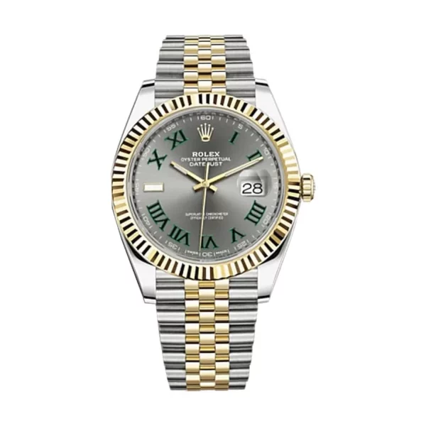 Rolex Datejust 36 126233 Wimbledon Grey Dial Steel Yellow Gold Super Clone