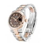 Rolex Datejust 31mm Chocolate Dial Roman Numeral Super Clone Watch - Image 3