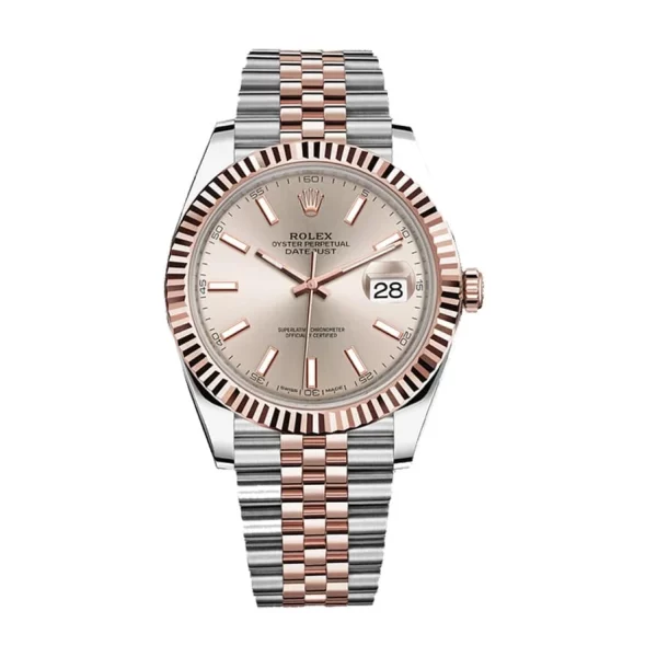 Rolex Datejust 41 126331 Sundust Rose Gold Replica Super Clone