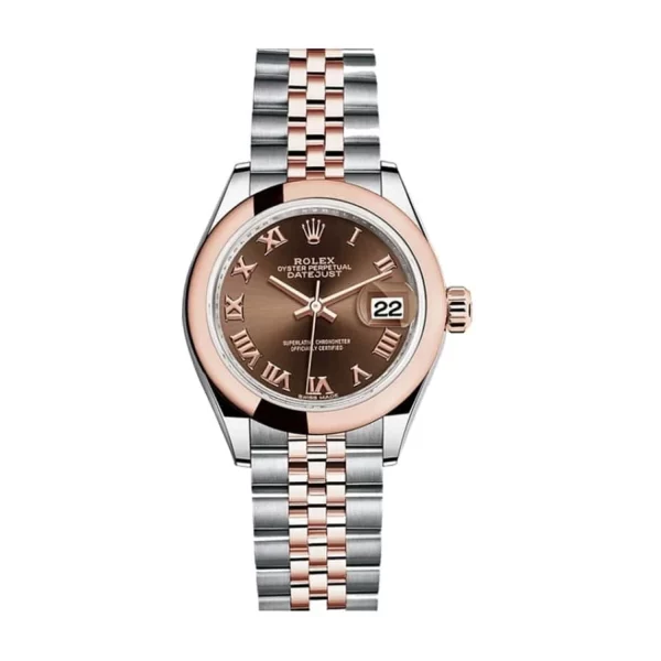 Rolex Datejust 28mm 279161 Steel Everose Gold Chocolate Dial Super Clone