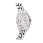Rolex Datejust 28mm 279384RBR White Gold Silver Diamond Dial Replica - Image 4