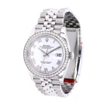 Rolex Datejust 36 126284RBR Super Clone White Roman Dial - Image 3