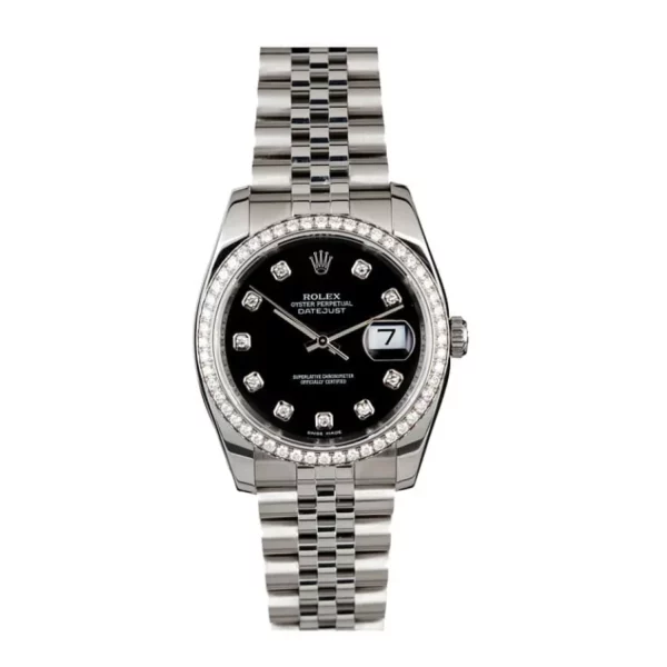 Rolex Datejust 116234 36mm Black Dial Super Clone Watch
