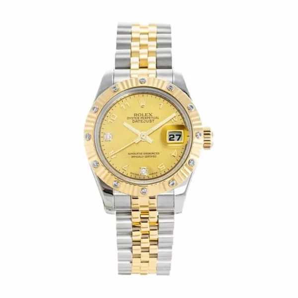 Rolex Datejust 179313 26mm Yellow Gold Steel Super Clone Watch