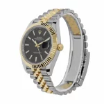 Rolex Datejust 126333 41mm Steel Gold Black Dial Super Clone - Image 3