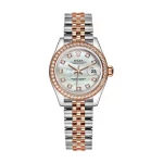 Rolex Datejust 28mm 279381RBR Everose Gold Diamond Super Clone