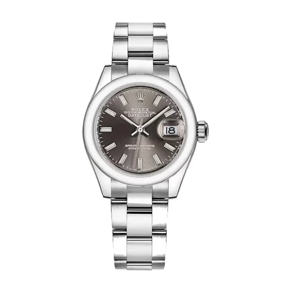 Rolex Datejust 28mm 279160 Steel Super Clone Automatic Dark Grey Dial