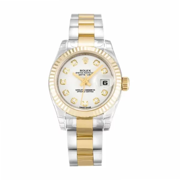 Rolex Datejust 179173 26mm Yellow Gold Diamond Super Clone