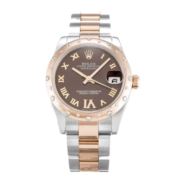 Rolex Datejust 31mm Chocolate Dial Roman Numeral Super Clone Watch