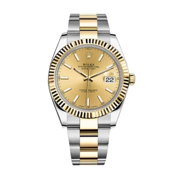Rolex Datejust 126333 41mm Super Clone Watch Yellow Gold Steel