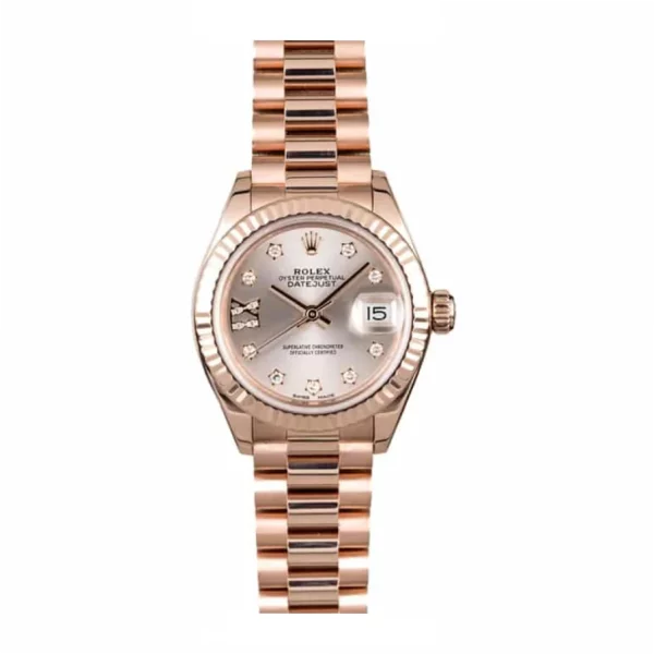 Rolex Lady-Datejust 279175 28mm Everose Gold 1:1 Super Clone