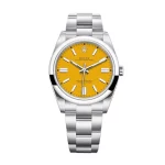 Rolex Oyster Perpetual 41mm 124300 Orange Dial Super Clone Watch