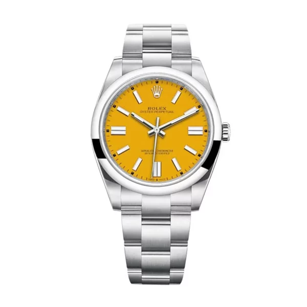 Rolex Oyster Perpetual 41mm 124300 Orange Dial Super Clone Watch