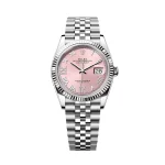 Rolex Datejust 116234 36mm Pink Dial 904L Steel Super Clone