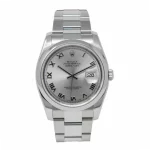 Rolex Datejust 36 116200 Super Clone 904L Steel Silver Dial