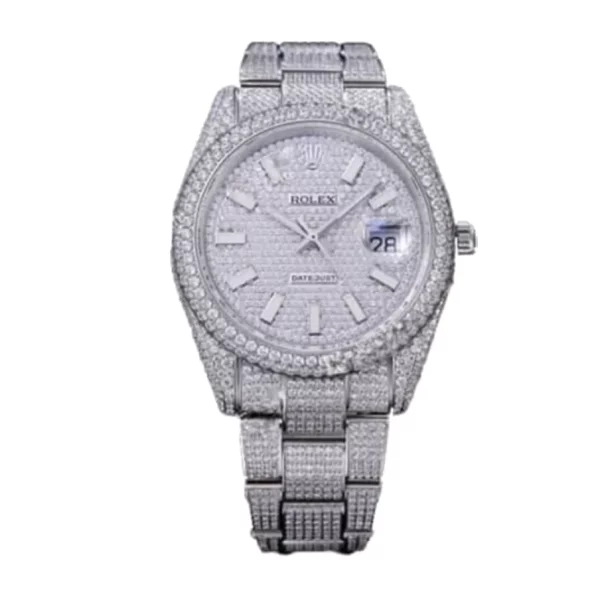 Rolex Datejust 116334 41mm Iced Out Super Clone Watch