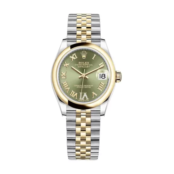Rolex Datejust 31 278243 31mm Gold Steel Green Dial Super Clone