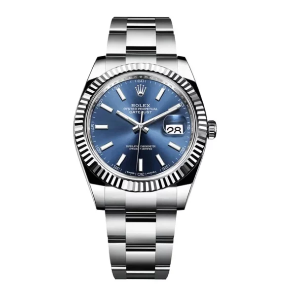 Rolex Datejust 126334 41mm Super Clone Watch Blue Dial