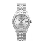 Rolex Datejust 178344 31mm Grey Diamond Bezel Super Clone Watch