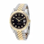 Rolex Datejust 126333 36mm Steel Gold Black Dial Super Clone - Image 3
